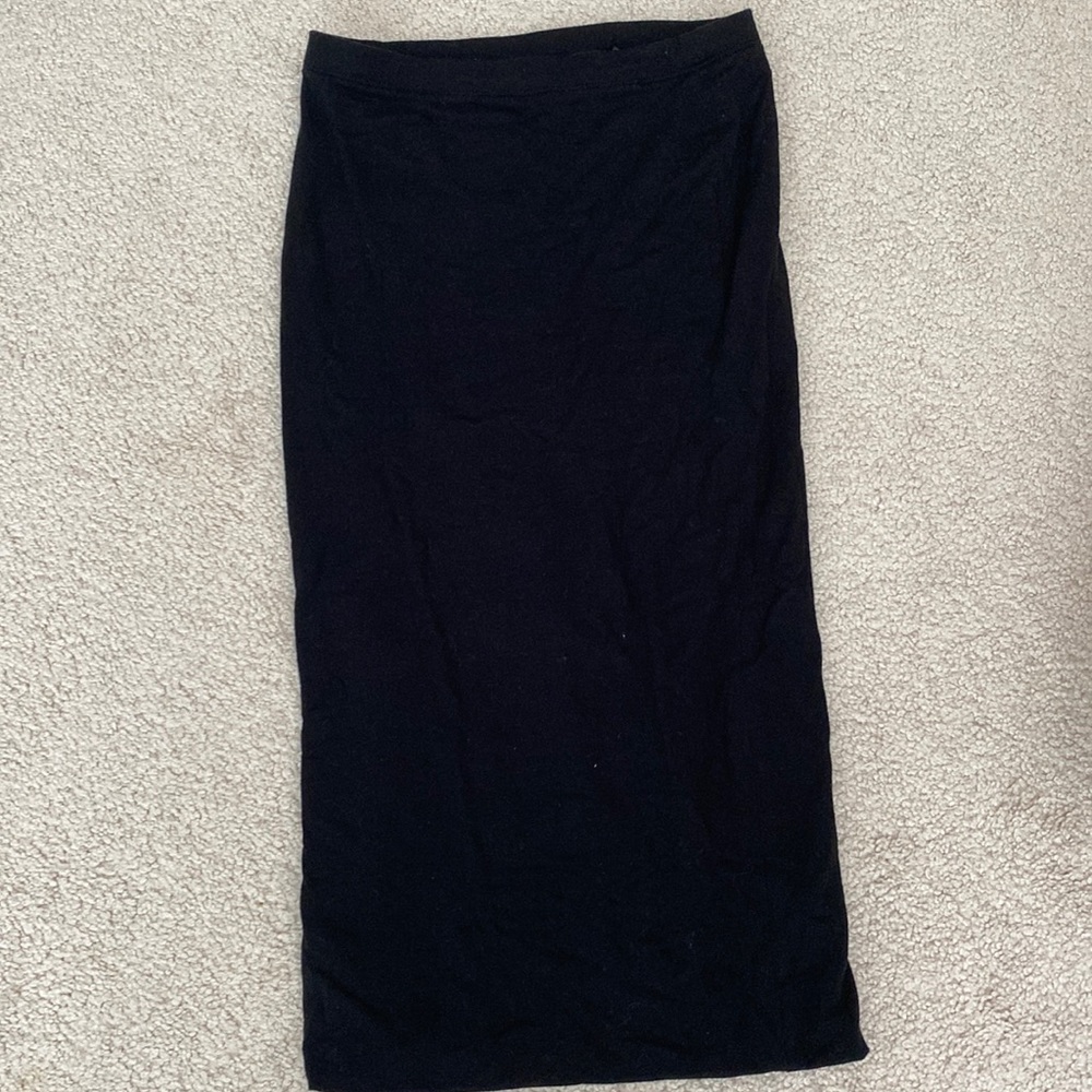 Basic express midi black skirt size xs